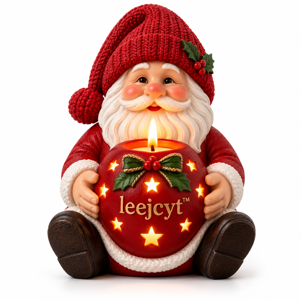 Light-Up Santa Claus Christmas Figurine