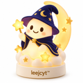 Light-Up Moon Wizard Figurine