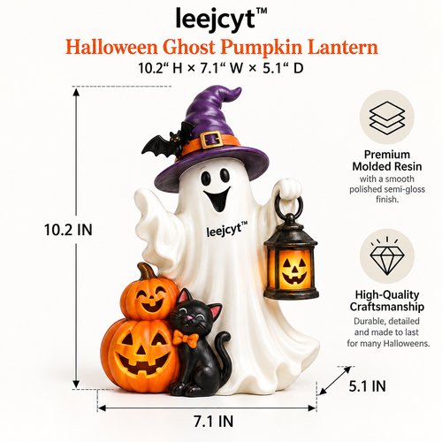 Halloween Ghost Pumpkin Lantern