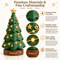 Light-Up Christmas Tree Figurine