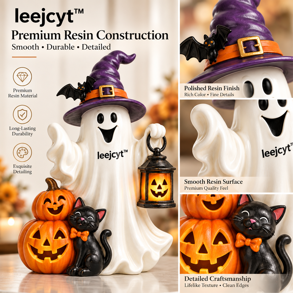 Halloween Ghost Pumpkin Lantern