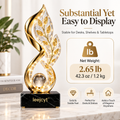 Golden Leaf Light Sculpture Decor
