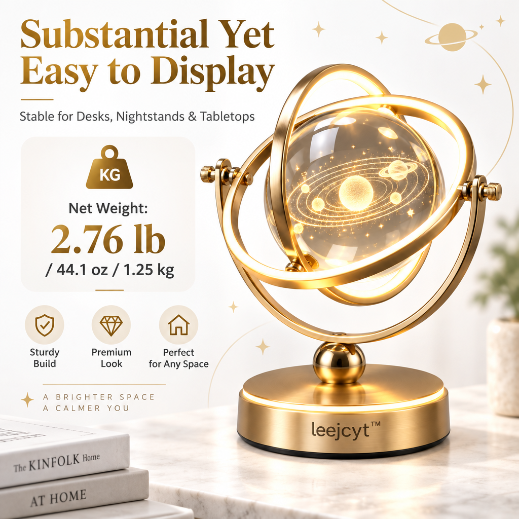 Light-Up Galaxy Orb Decor