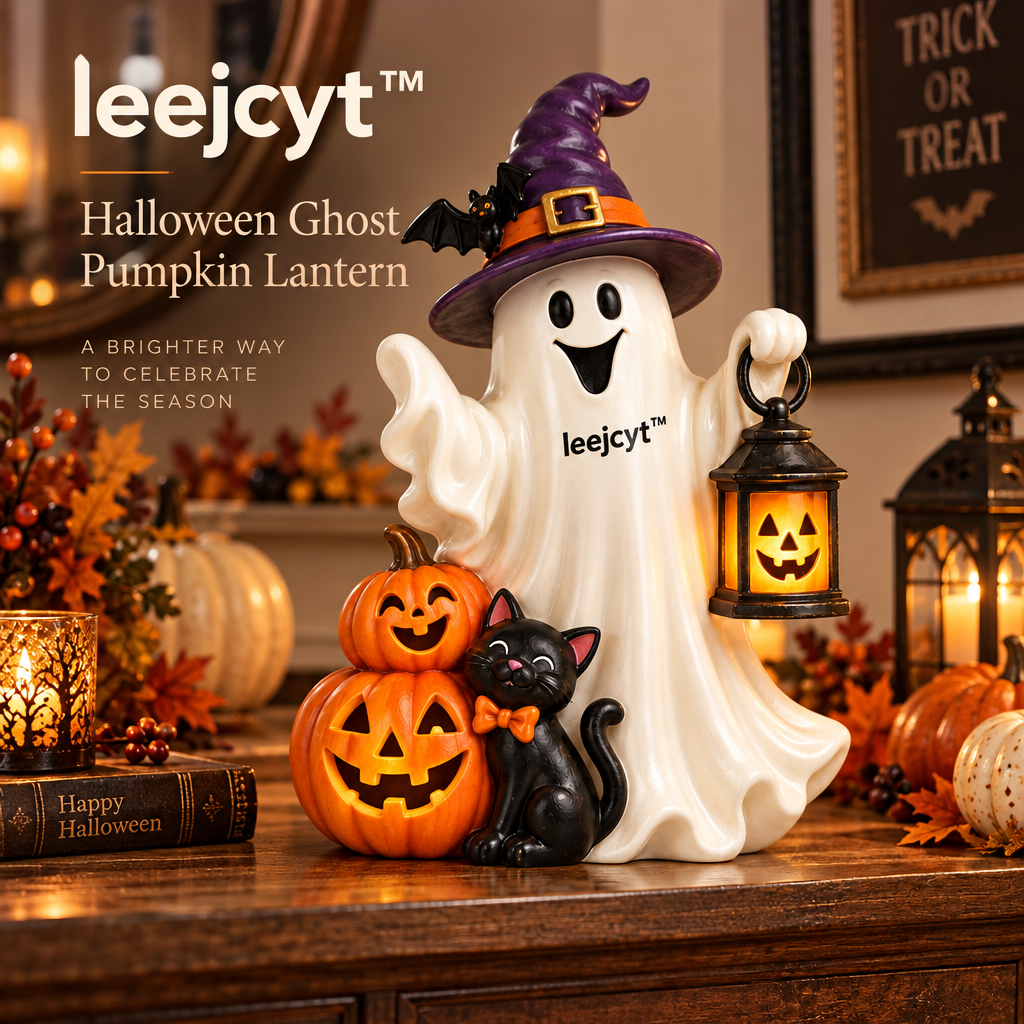 Halloween Ghost Pumpkin Lantern