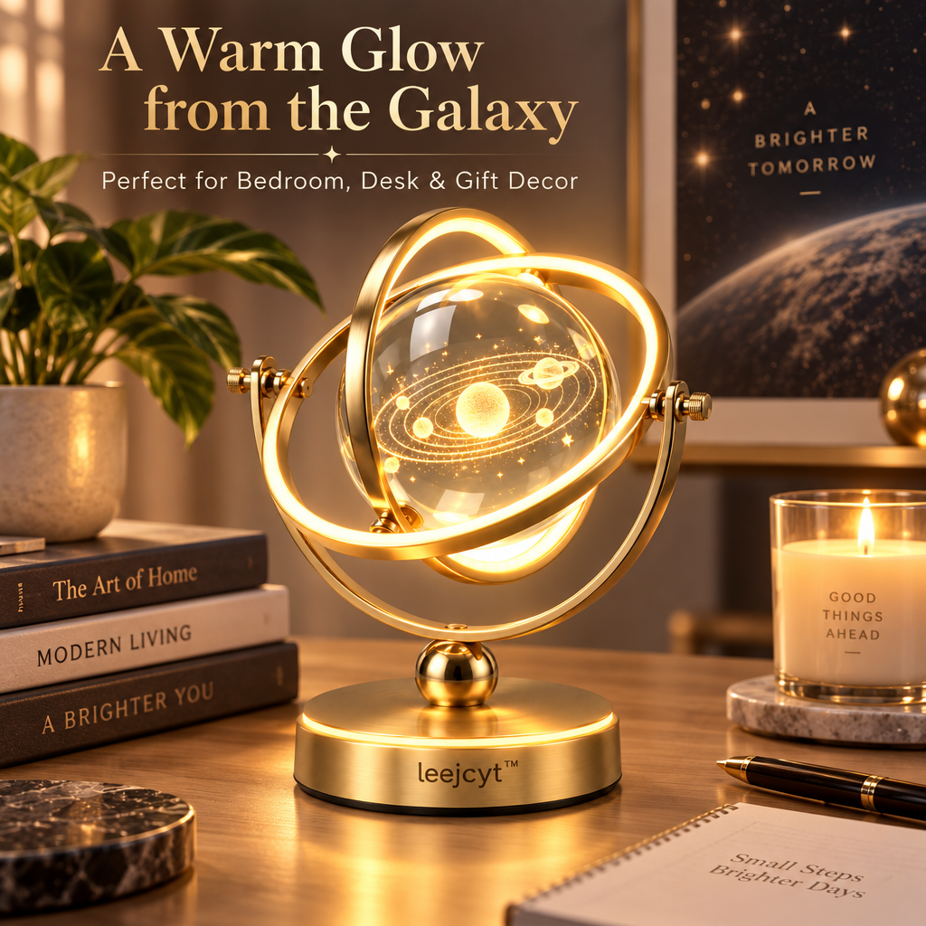 Light-Up Galaxy Orb Decor